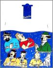 Tintin - 1re srie - 5 Magnets en bois - Trousselier  1993