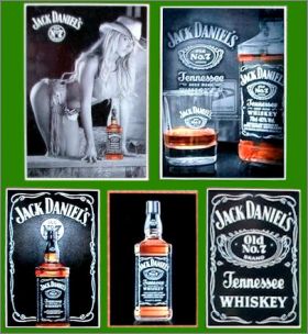 5 Magnets mtalliques - Jack Daniel's - 2020