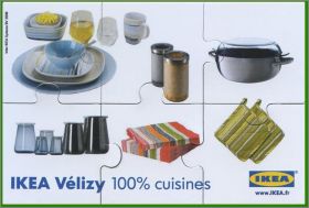 100 % cuisines 1 Planche magnet-puzzle Ikea Vlizy 2006
