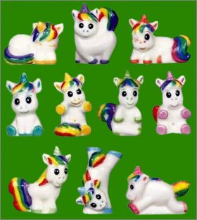 Le monde des licornes - 10 Fves brillantes - Epi Folie 2019