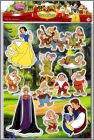 Snow White - Walt Disney - 1 planche de 11 magnets - 2011