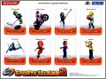 Sports Island 2 Nintendo Wii - Magnets Konami & Hudson 2009