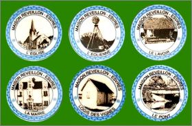 Les assiettes de Esvres - 6 fves Boulangerie Rveillon 2015