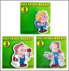 Set des 3 magnets emballs