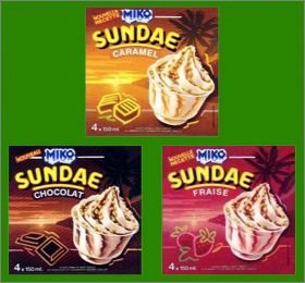 Miko - Sundae - 3 magnets - Unilever - 1995