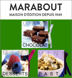 Mini livres - 3 Magnets Marabout - 2016