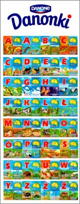 Animaux d'Australie - Magnets Danonki Danone - 2009 Pologne