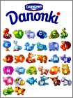 Animaux pochoirs - 32 Magnets Danonki Danone - 2010 Pologne