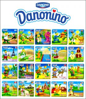 Pays - 20 Magnets Danonino Danone - 2010 - Roumanie