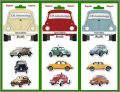 Beetle - 3 planches de 3 Magnets - Volkswagen 2014 Allemagne
