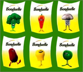 Lgumes 1re srie - 6 Magnets - Bonduelle - 2012 - Hongrie