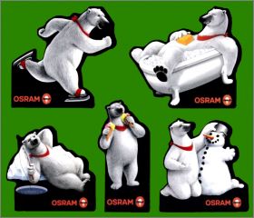 Ours blanc - 5  Magnets - Osram - 2013 - Allemagne