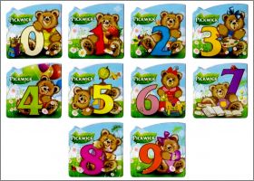 Chiffres - 10 Magnets -  Pickwick - 2014 - Hongrie