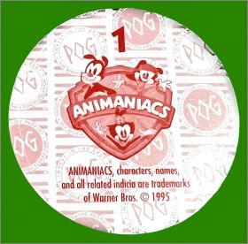 Animaniacs  - 60 Pogs  WPF - 1995