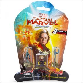 Captain Marvel - 9 Figurines - Domez - 2019