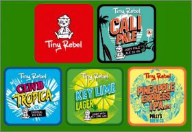 Sous-bocks - 5 Magnets - Tiny Rebel - 2022