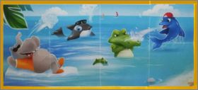 Animaux lanceur d'eau  Kinder Joy EN111, EN179, FF009, FF012