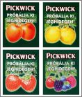 Fruits - 4 Magnets - Pickwick - 2012 - Hongrie