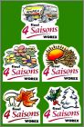 Fioul 4 saisons - 5 magnets - Worex - 1999