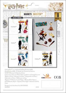 Harry Potter  Quidditch -  8 magnets - 2022