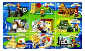 Barney - Lulu l'Ourson - 9 Magnets puzzle - 2012 - Ukraine