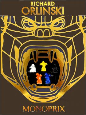 Sculptures Richard Orlinski 5 fves brillantes Monoprix 2023