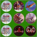 Jeux Olympiques - 3 magnets holographiques - Kodak - 2004