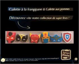 Masques Super Hros - 6 Fves Brillantes - Louise - 2023