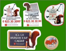 5 magnets - Caisse d'Epargne - 2006  2008