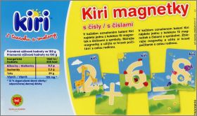 Chiffres Magnets Kiri Bel - 2011 Hongrie Slovaquie Tchquie