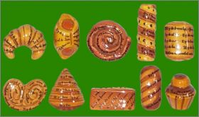 Viennoiseries et Calligrammes - 10 fves  - Alcara - 2023