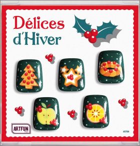 Dlices d'hiver - 5 fves brillantes Artfun - 2023