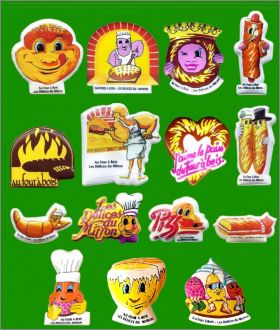 Au Four  Bois - Les Dlices du Mitron - 15 magnets - 2003