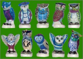 Chouettes Fantaisies - 10 Fves Brillantes - Alcara 2021