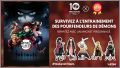 Demon Slayer - Wakanim 10 ans - 5 magnets - Japan Expo 2019