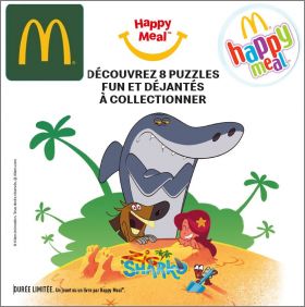 Zig & Sharko 8 puzzles  assembler Happy Meal McDonald 2023