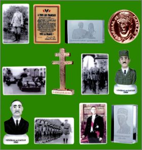 Charles de Gaulle Anniversaire - 12 fves mates Alcara 2021