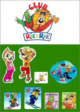 Club Rik & Rok - 8 magnets - Auchan - 2003  2010