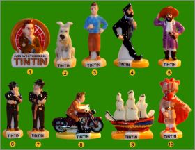 Tintin - Le secret de la Licorne -10 Fves brillantes - 2014