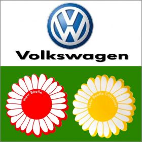 New Beetle et New Beetle Cabriolet 2 Magnets Volkswagen 2003