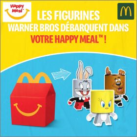 100 ans de Warner Bros.10 figurines Happy Meal McDonald 2023