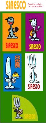 Famille Siresco - 5 Magnets - SIRESCO - 2010 - 2011