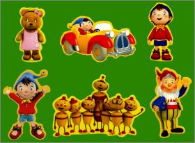 Oui-Oui -  6 Magnets (fond jaune) - 2010