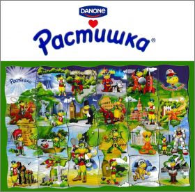 Attractions autour du Monde - Magnets Pacmuwka Danone 2014