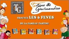 Famille Tartine - 6 F�ves - Tartine & Gourmandise - 2019