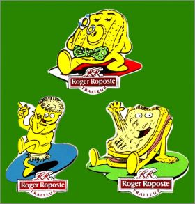 3 Magnets en bois - Roger Roposte - 2000