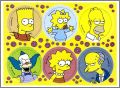 Les Simpson - 1 planche de 6 Magnets - Century Fox - 2001