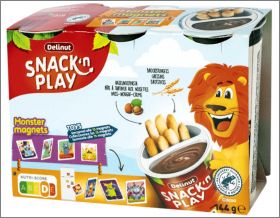 Monster - 15 magnets Delinut snack'n play Aldi Belgique 2023