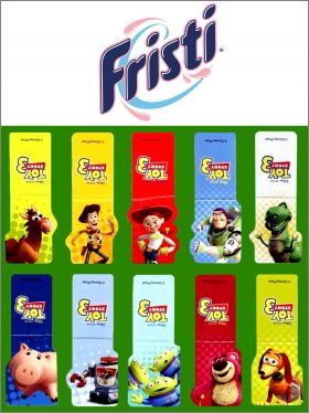 Toy Story 3 Disney Pixar - 10 Magnets Fristi - 2010 Belgique