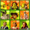 Shrek 2 - 9 Staks ( magnets) Miko Frigo - 2004 Espagne